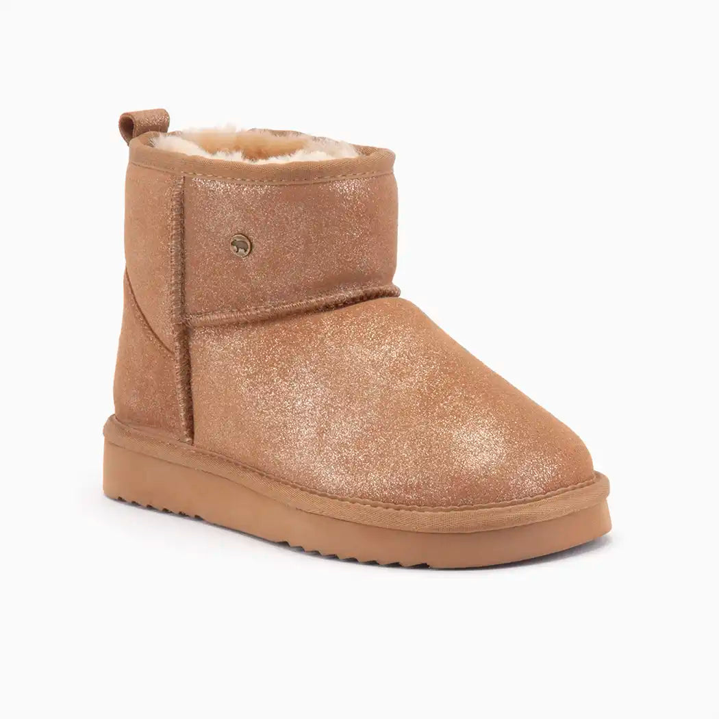 Wallaby Dames Suède Metallic Gold 13