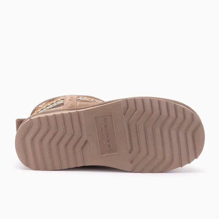 Wallaby suède woven print mud thumbnail 3