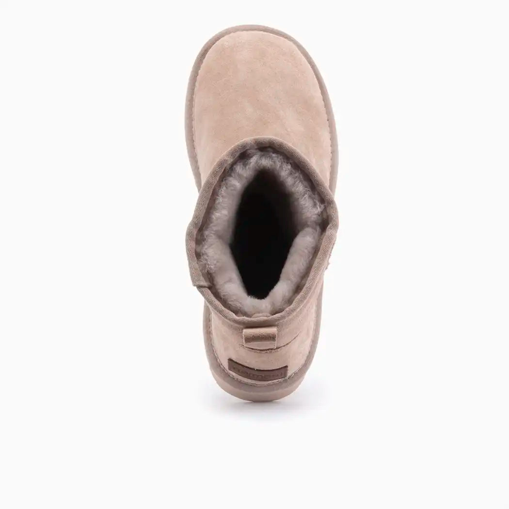 Wallaby Dames Suède Plateau Taupe 14