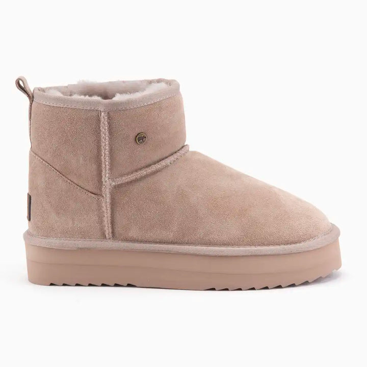 Wallaby Dames Suède Plateau Taupe thumbnail 12