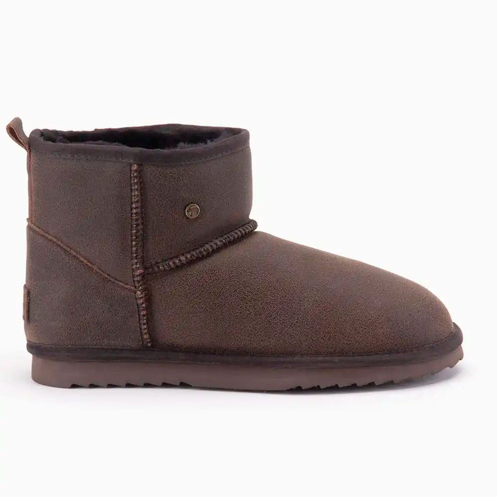 Wallaby cracked leather brown