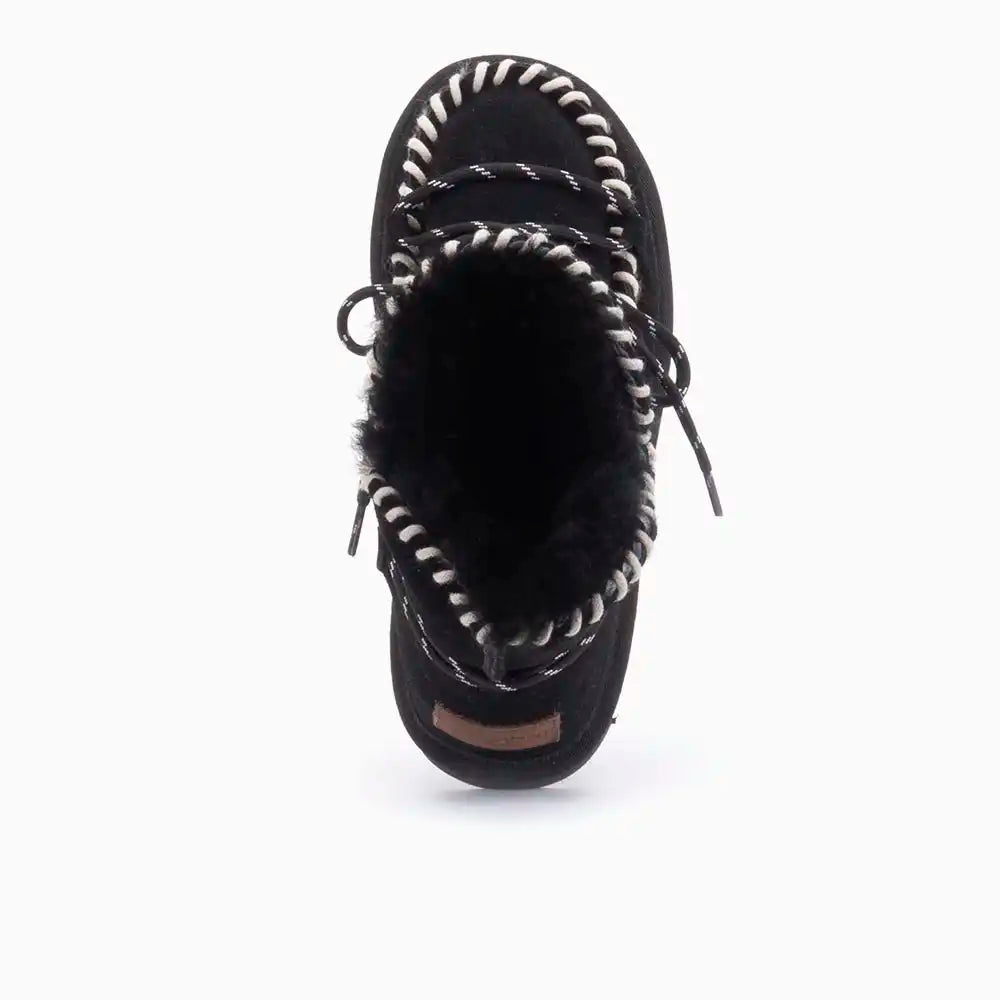 Waturra Dames Suède Lace Boot Black 10