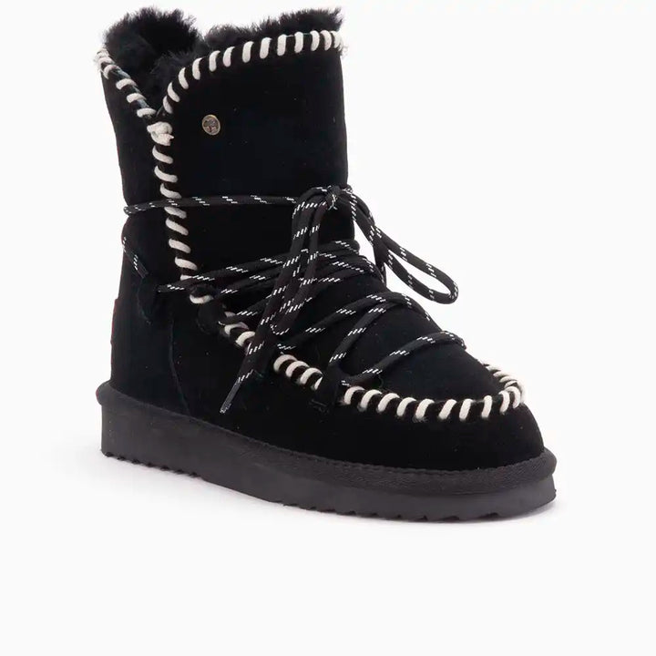 Waturra Dames Suède Lace Boot Black thumbnail 9
