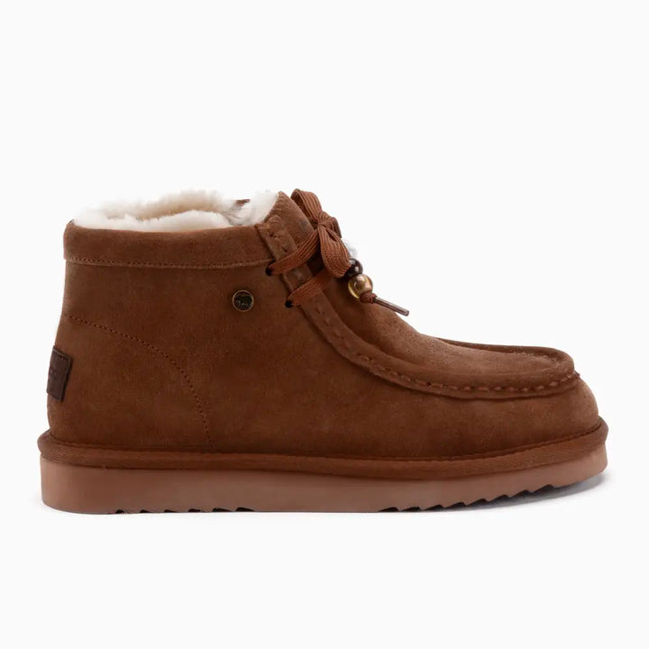 Yeppoon Dames Suède Boot Beads Cognac thumbnail