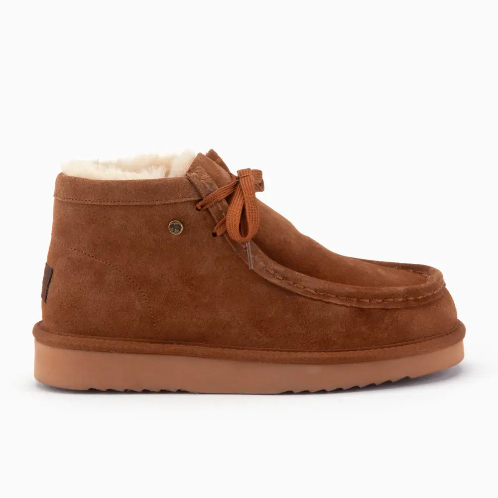 Yeppoon Heren Suède Boot Cognac
