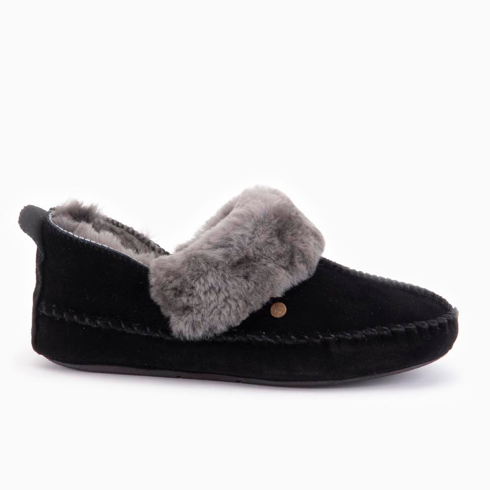 Barrine Dames Suède Black 12