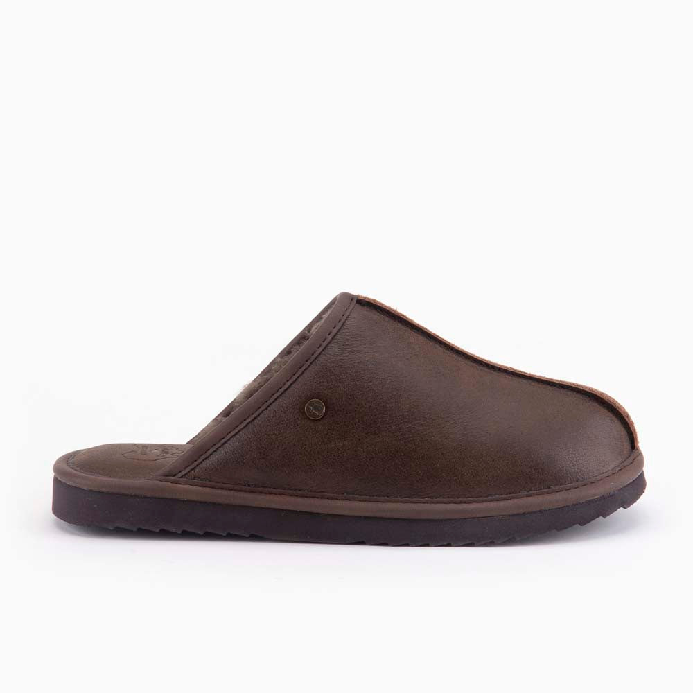 Barron cracked leather brown