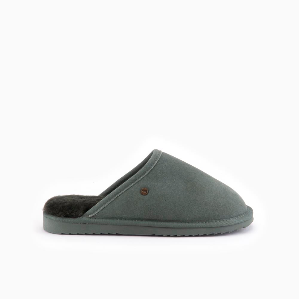 Classic kinderen suède duck green