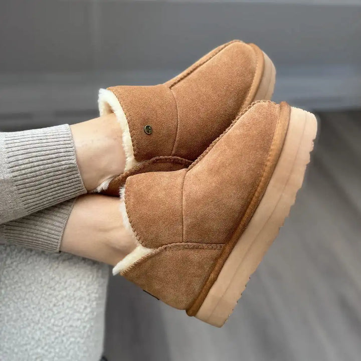 Willow Dames Suède Plateau Cognac thumbnail 13