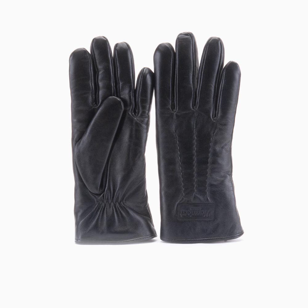 Warmbat leren dames handschoenen black   GLO302099-33