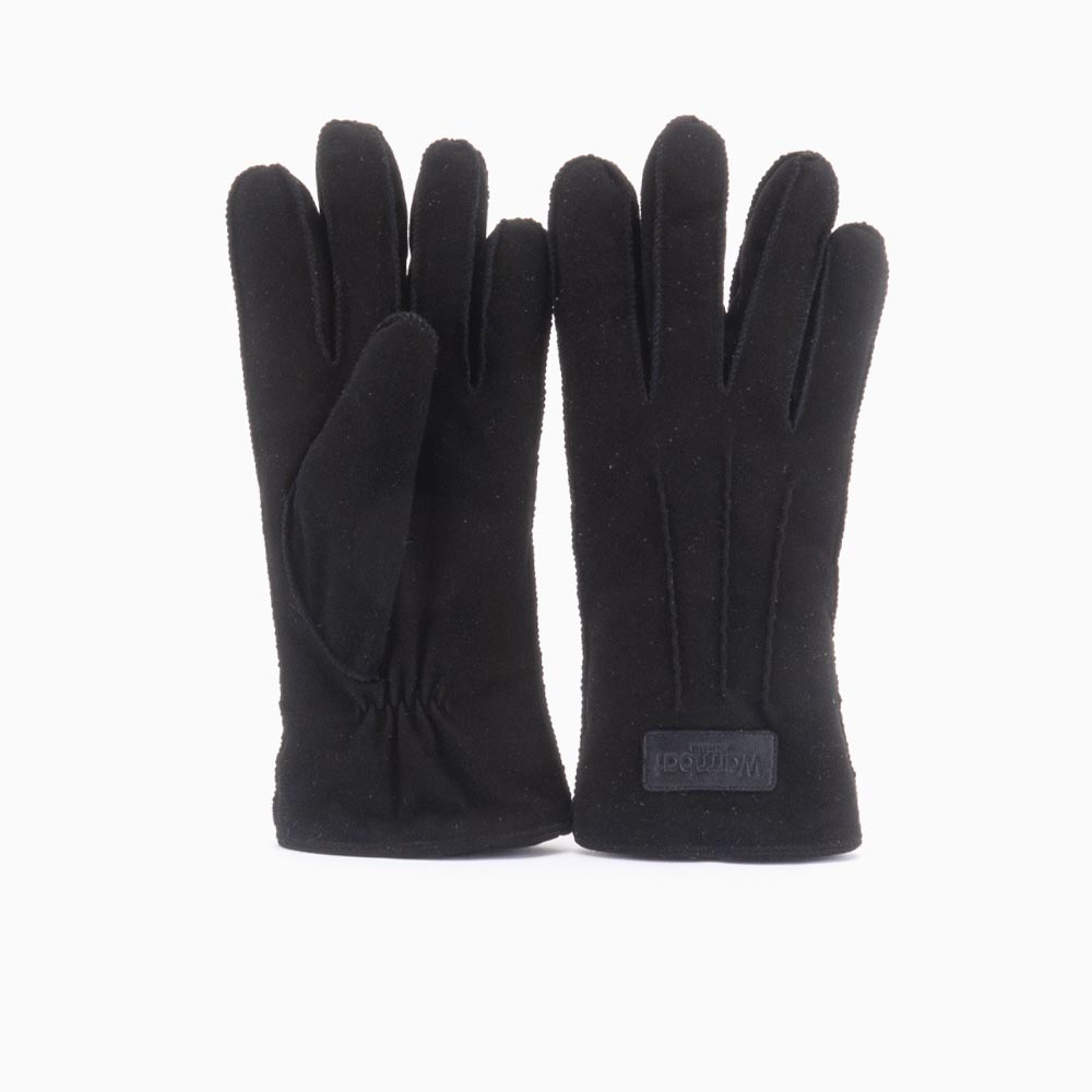 Warmbat dames handschoenenen suède black  GLO309099-33