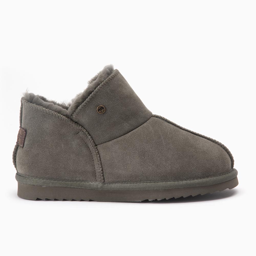 Warmbat Willow dames suède olive  WLW321035-23