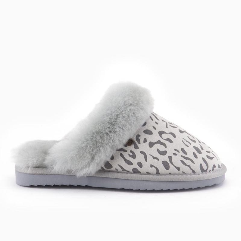 Warmbat Collie dames print leopard mist
