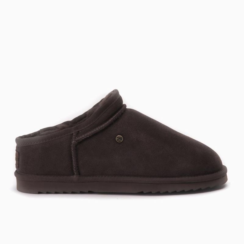 Warmbat Conner heren suede choco