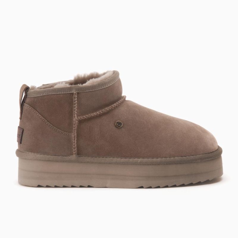 Warmbat Durack Women Suede Boot Plateau Mud