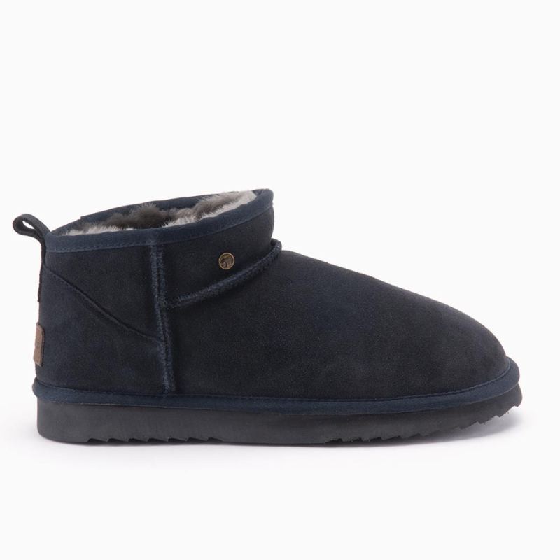 Warmbat Durack heren suède boot charcoal