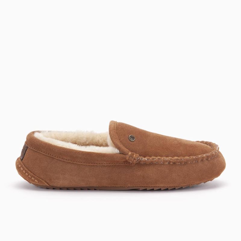 Warmbat Earlwood heren suède cognac