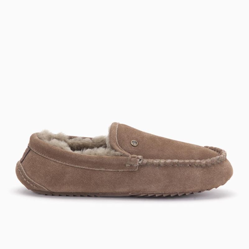Warmbat Earlwood heren suède Mud