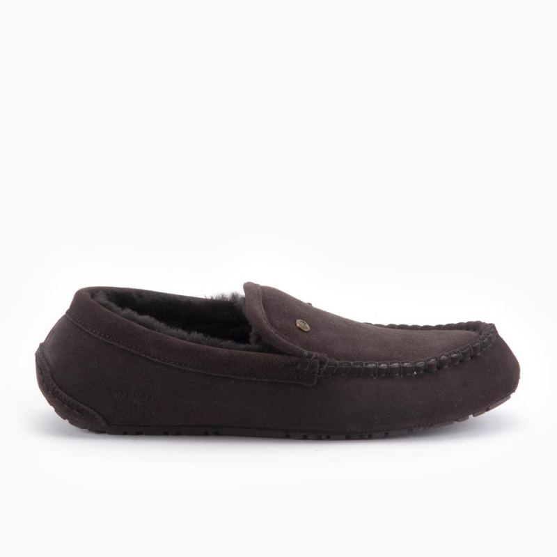 Warmbat Earlwood heren suède choco
