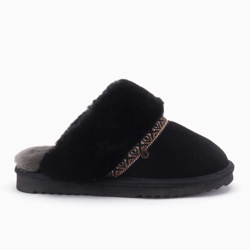 Warmbat Flurry dames suéde tape black/black