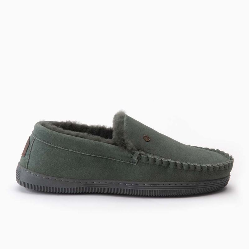 Warmbat Grizzly Men Suède Duck Green