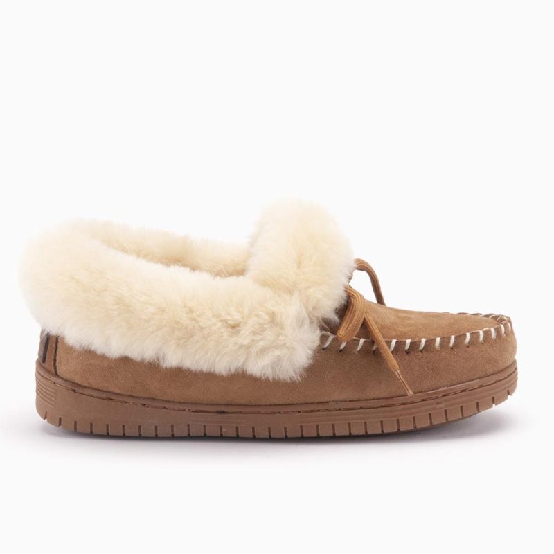 Warmbat Kampi dames double faced cognac
