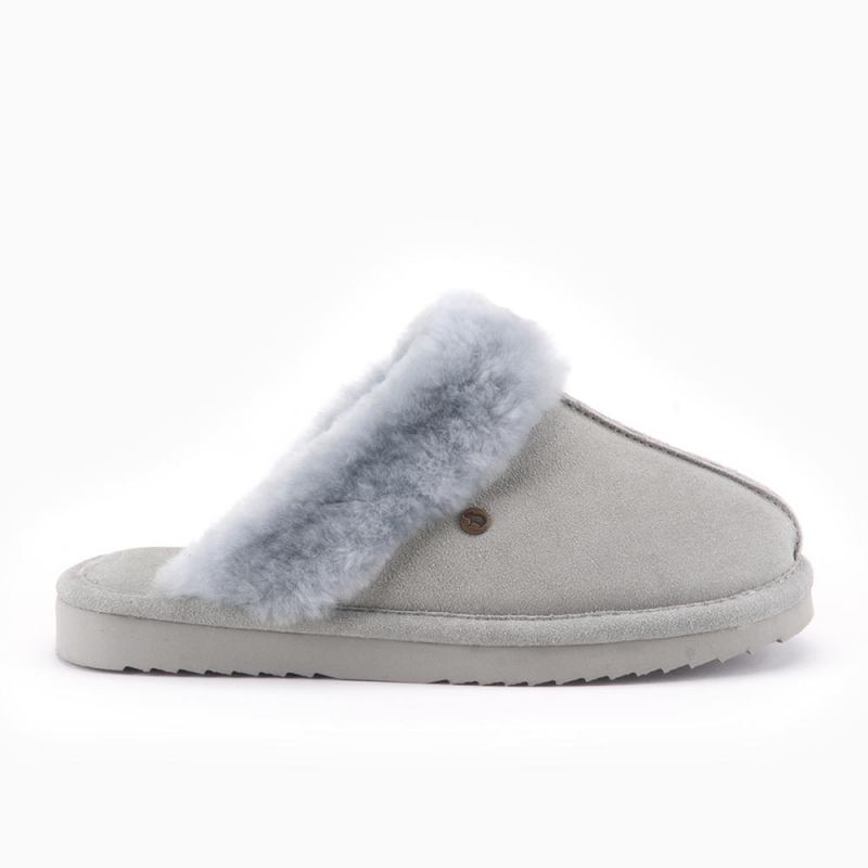Warmbat Lismore dames suède ice blue