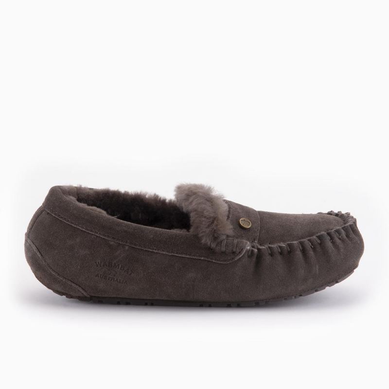 Warmbat dames mocassin pantoffels