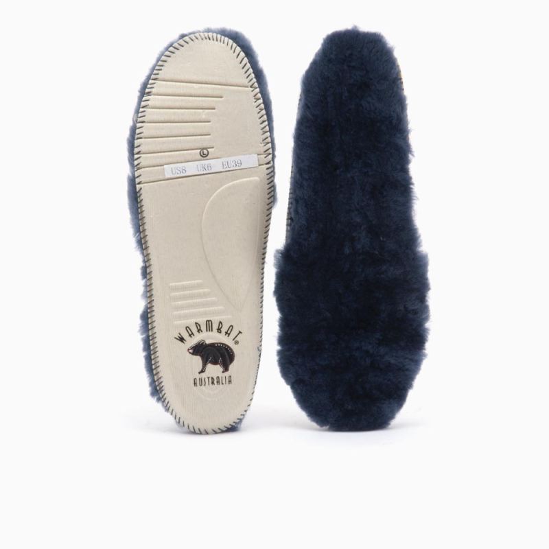 Warmbat vacht zool Navy