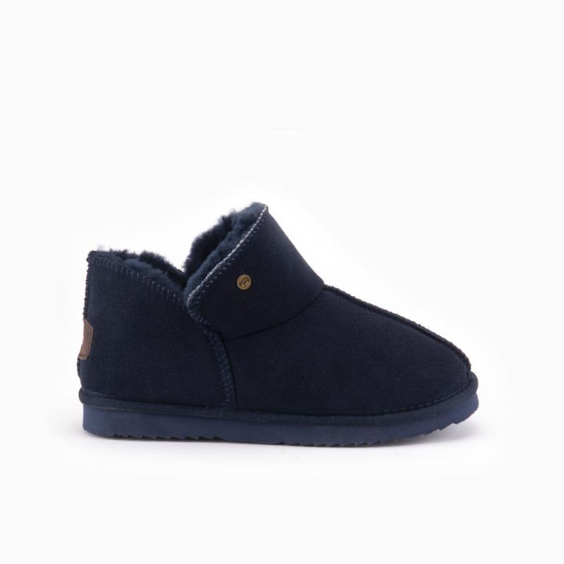 Warmbat Willow kinderen suède dark navy