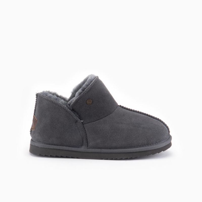 Warmbat Willow kinderen suède dark grey