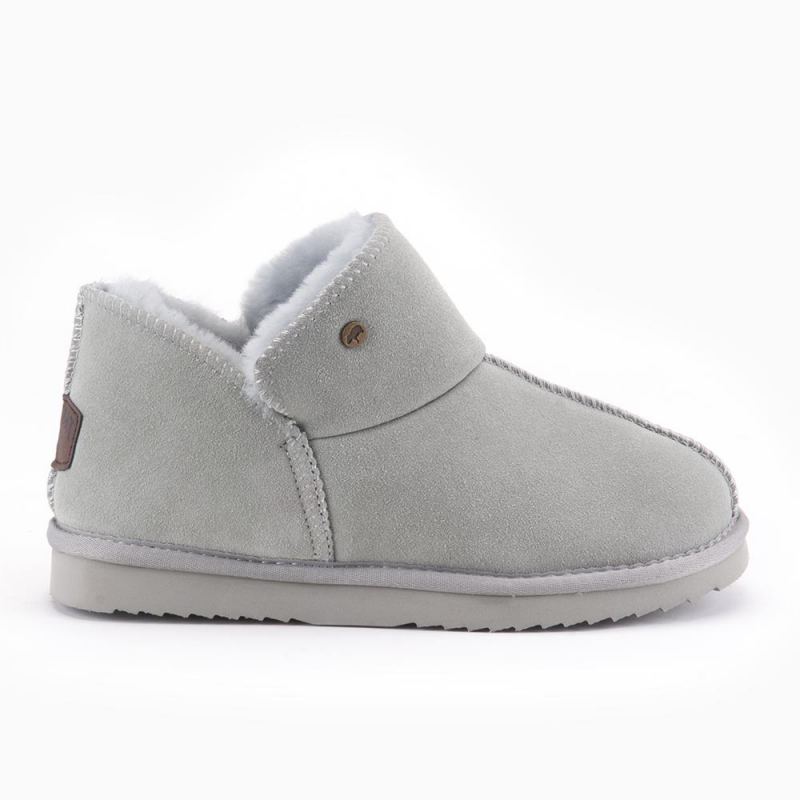 Warmbat Willow dames suède ice blue