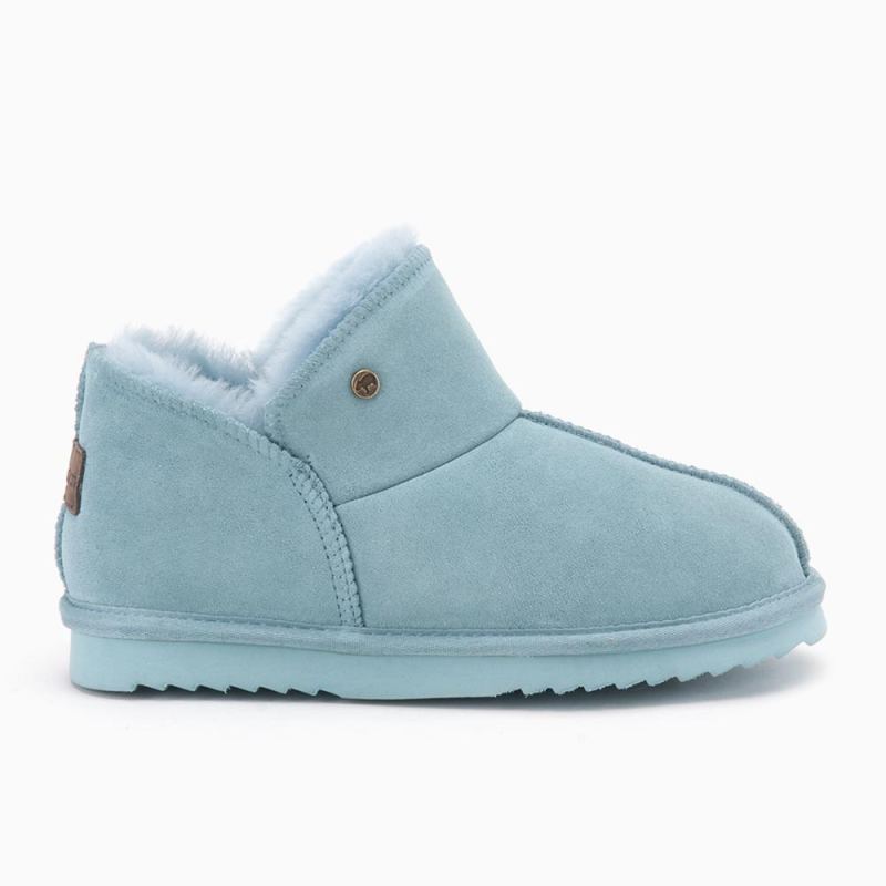 Warmbat Willow dames suède cameo blue