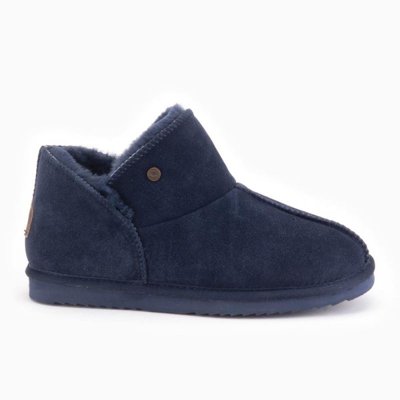 Warmbat Willow dames suède dark navy