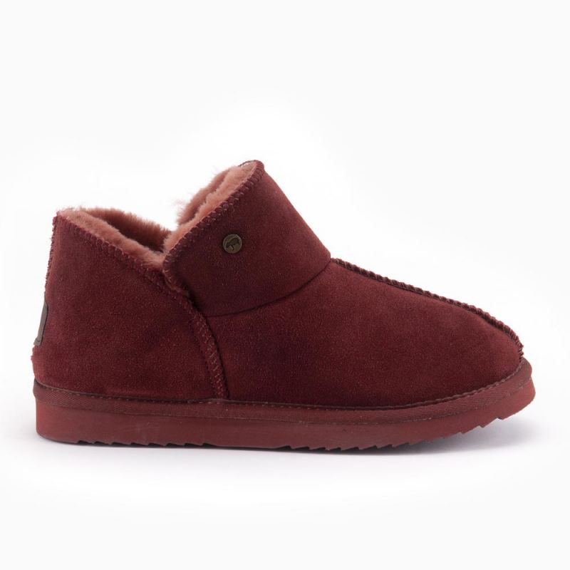 Warmbat Willow dames suède rooibos