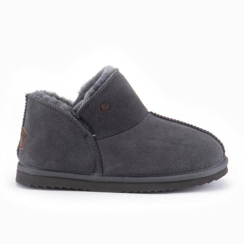 Warmbat Willow dames suède dark grey