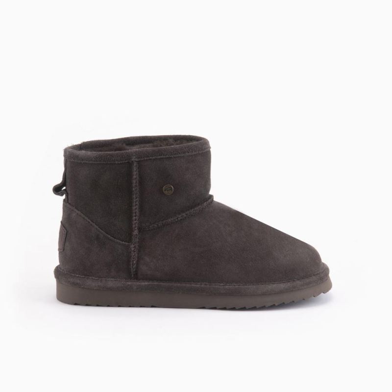 Warmbat Wallaby kinderen suède boot pebble