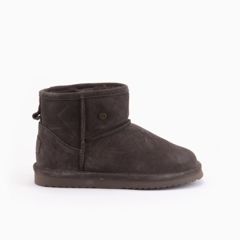 Warmbat Wallaby Kids Suède Boot Pebble