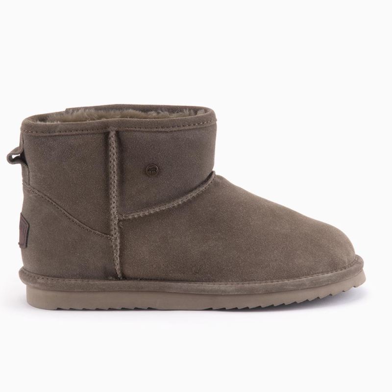 Warmbat Wallaby dames suède boot moss