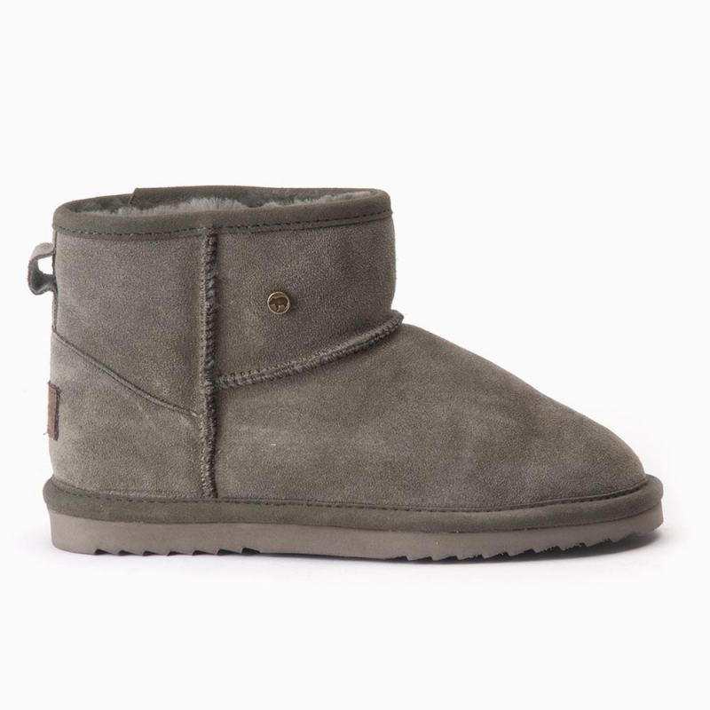 Warmbat Wallaby dames suède boot olive