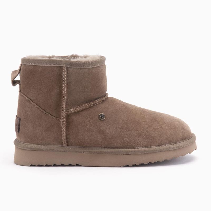 Warmbat Wallaby heren suède boot mud