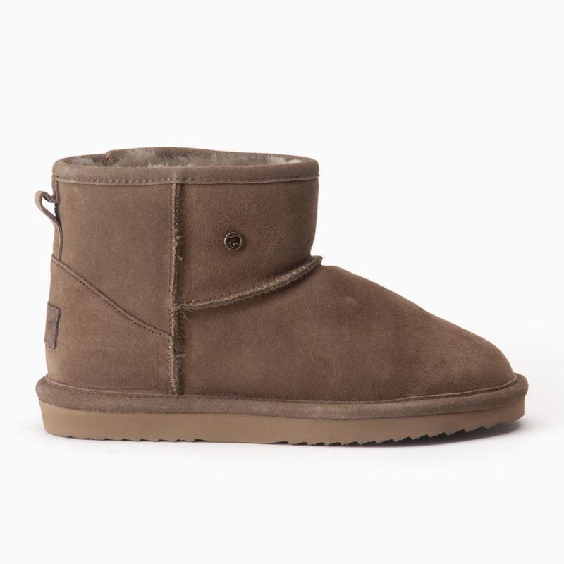 Warmbat Wallaby dames suède boot mud