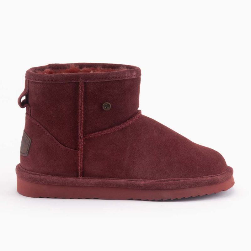 Warmbat Wallaby dames suède boot rooibos