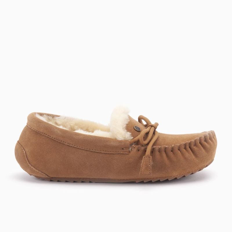 Warmbat Warenda dames suède cognac