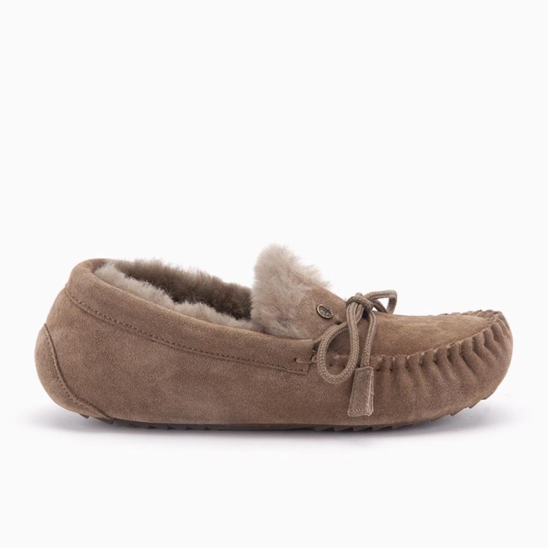 Warmbat Warenda dames suède mud