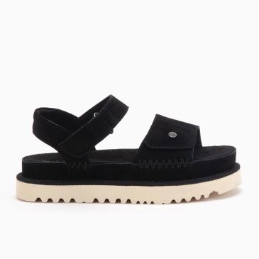 Warmbat Loddon dames suède black 