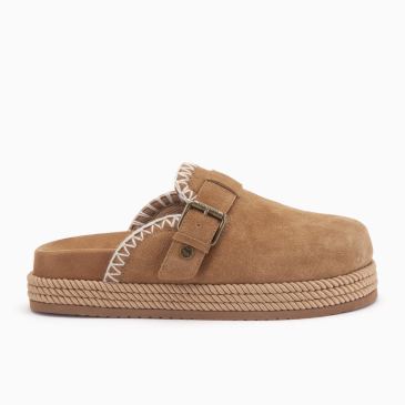 Warmbat Warrego dames suède cognac 