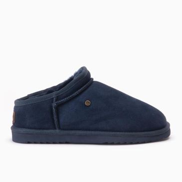 Warmbat Conner heren suède dark navy 