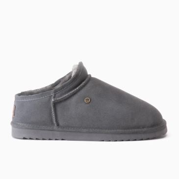 Warmbat Conner heren suède charcoal 