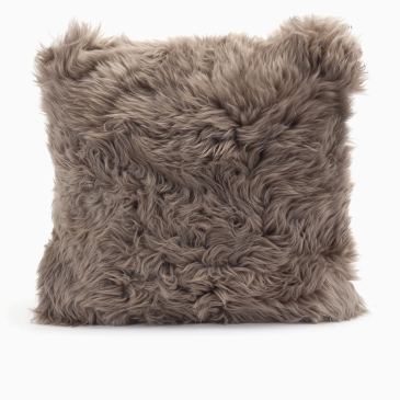 Warmbat Cushion mid long wool mud 
